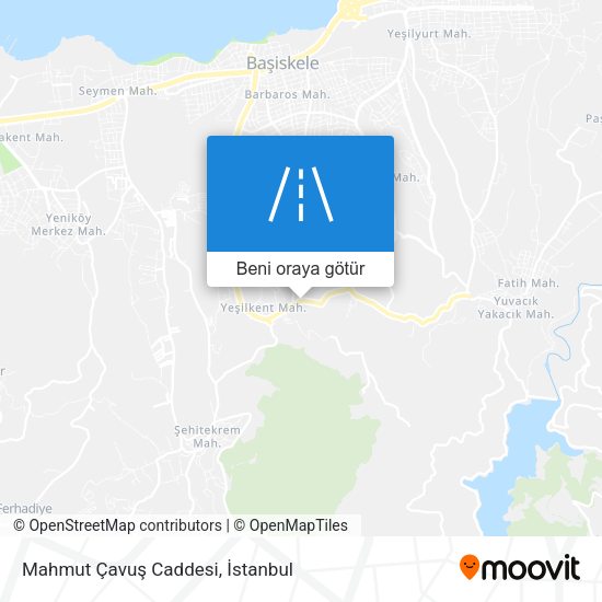 Mahmut Çavuş Caddesi harita