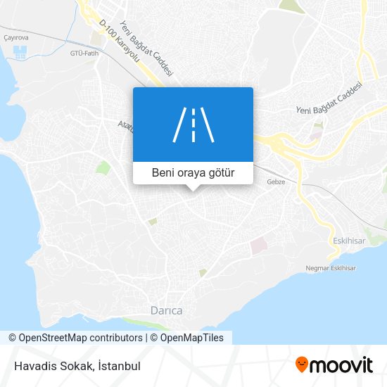 Havadis Sokak harita