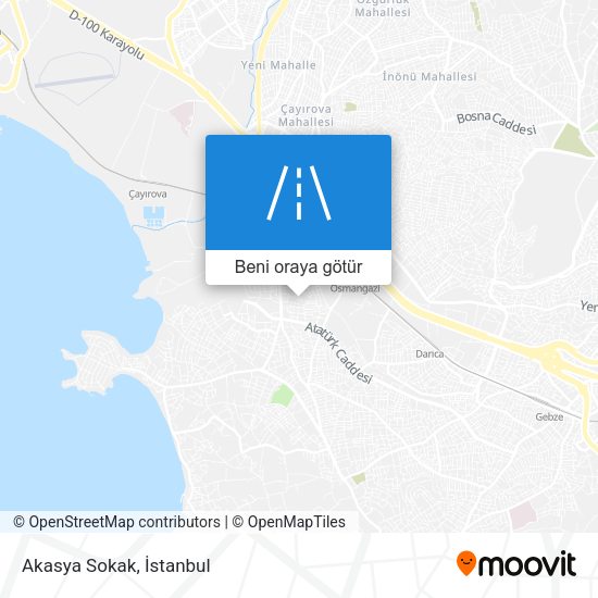 Akasya Sokak harita