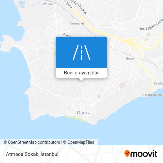 Atmaca Sokak harita