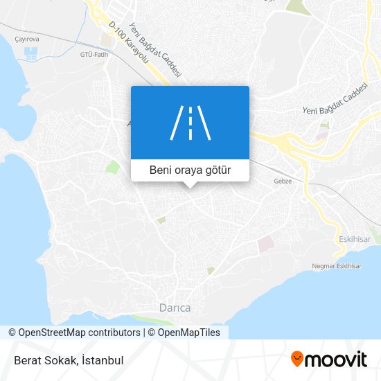 Berat Sokak harita
