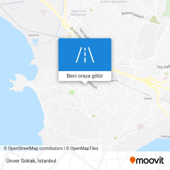 Ünver Sokak harita