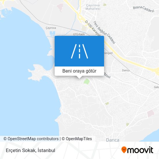 Erçetin Sokak harita