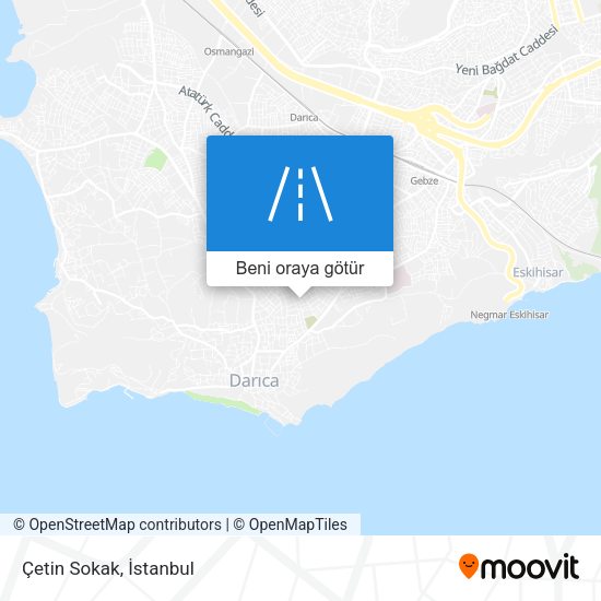 Çetin Sokak harita