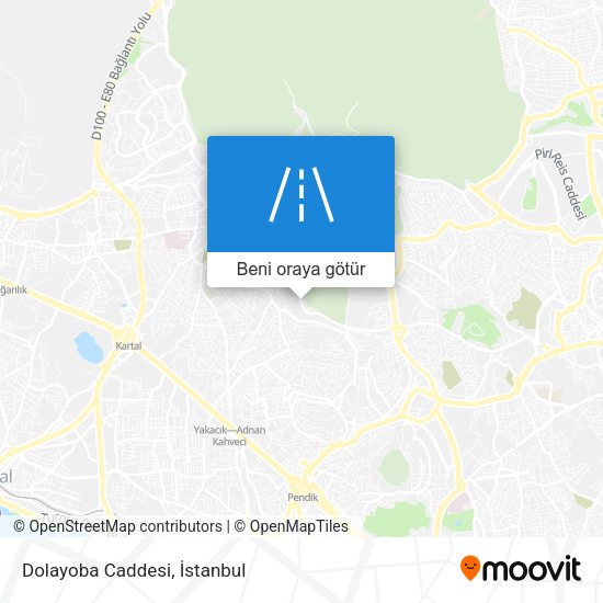 Dolayoba Caddesi harita
