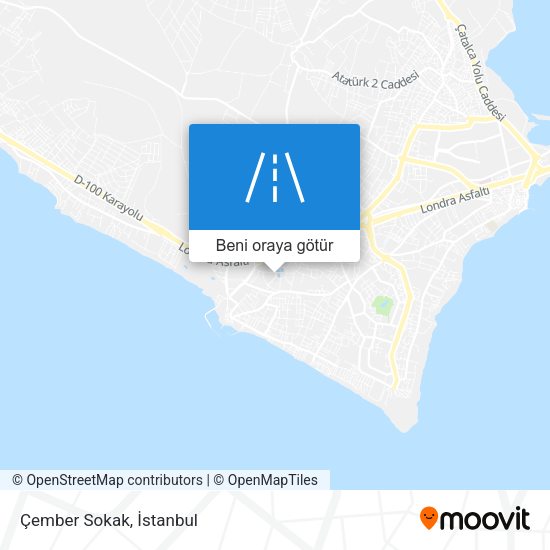 Çember Sokak harita
