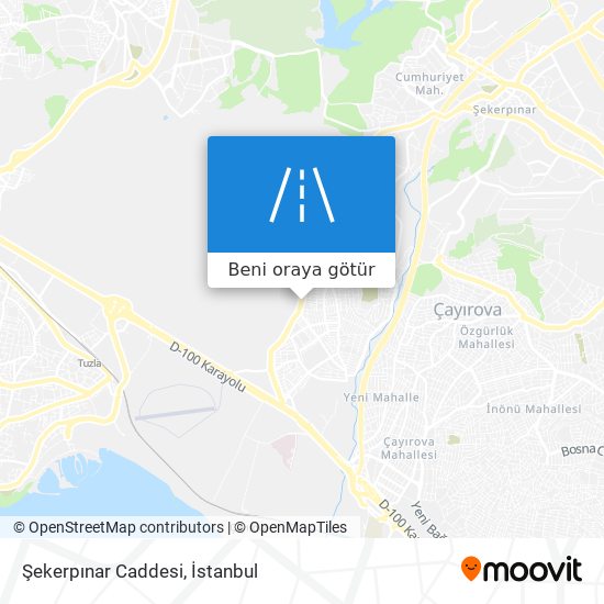 Şekerpınar Caddesi harita