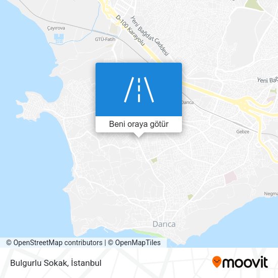Bulgurlu Sokak harita