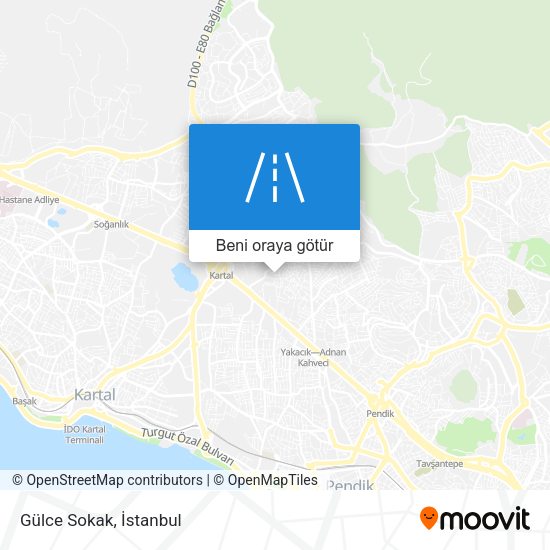 Gülce Sokak harita