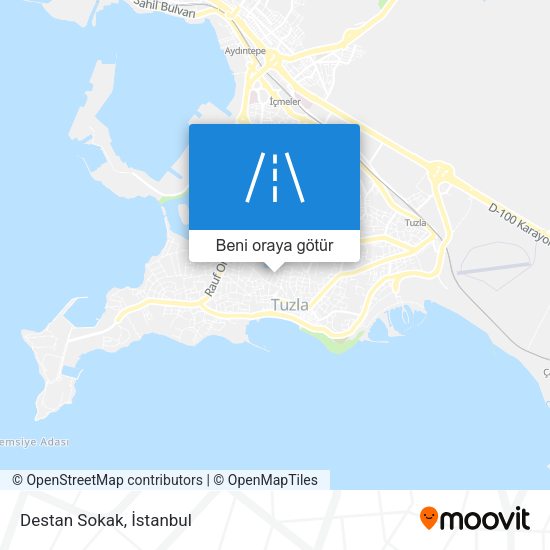 Destan Sokak harita