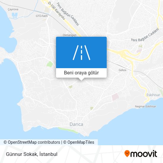 Günnur Sokak harita