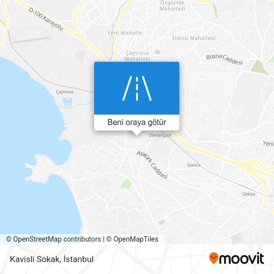 Kavisli Sokak harita