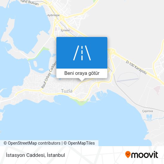 İstasyon Caddesi harita