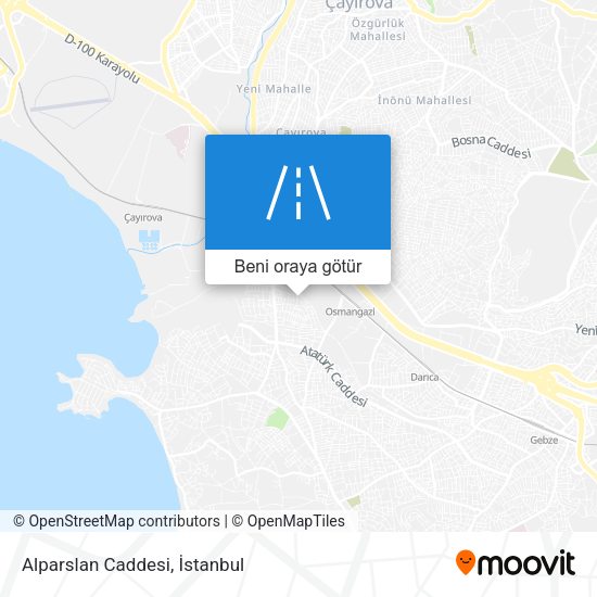 Alparslan Caddesi harita