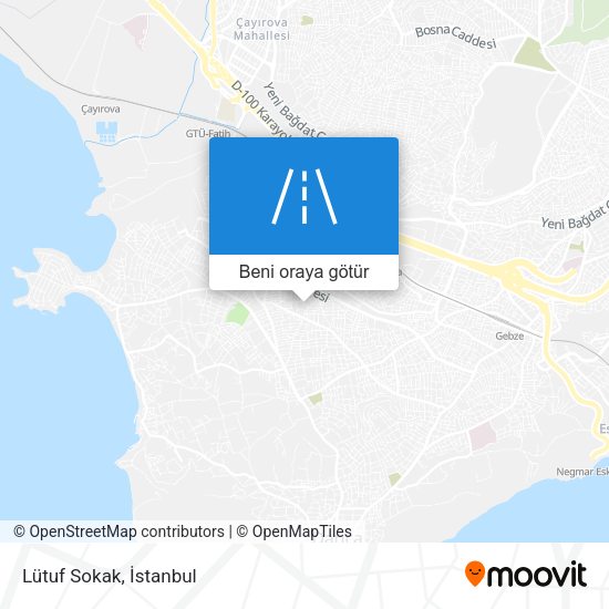 Lütuf Sokak harita