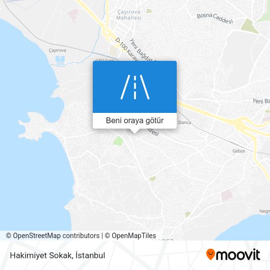 Hakimiyet Sokak harita