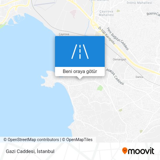 Gazi Caddesi harita