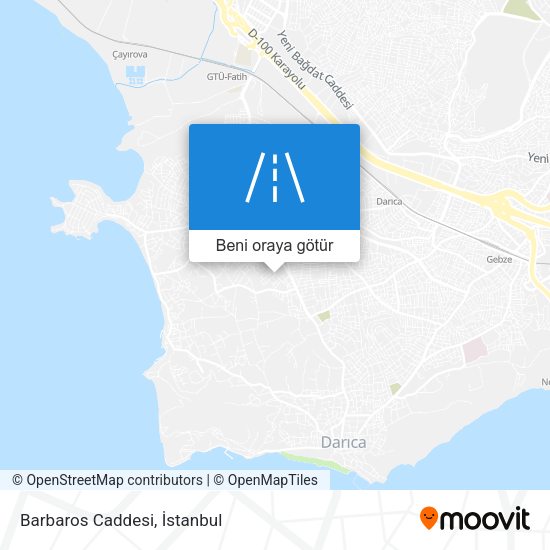 Barbaros Caddesi harita