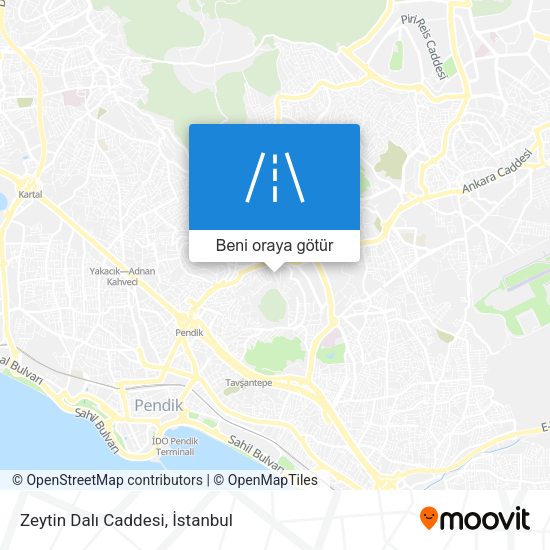 Zeytin Dalı Caddesi harita