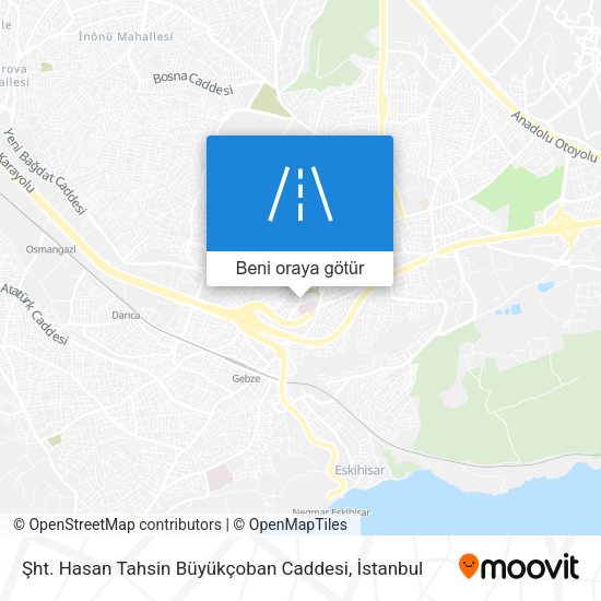Şht. Hasan Tahsin Büyükçoban Caddesi harita