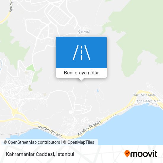 Kahramanlar Caddesi harita