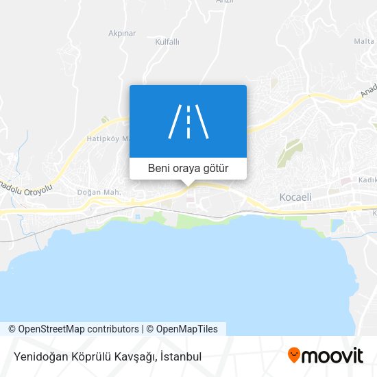 Yenidoğan Köprülü Kavşağı harita