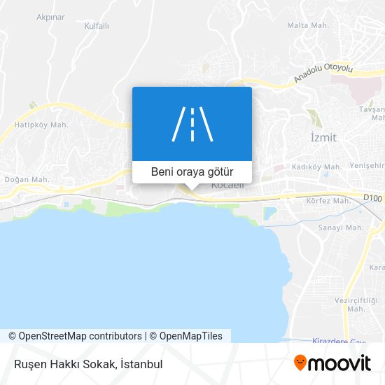 Ruşen Hakkı Sokak harita