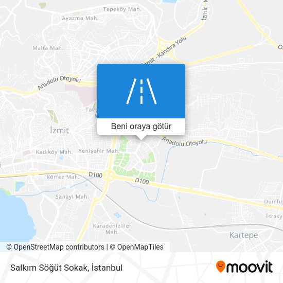 Salkım Söğüt Sokak harita