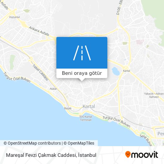 Mareşal Fevzi Çakmak Caddesi harita