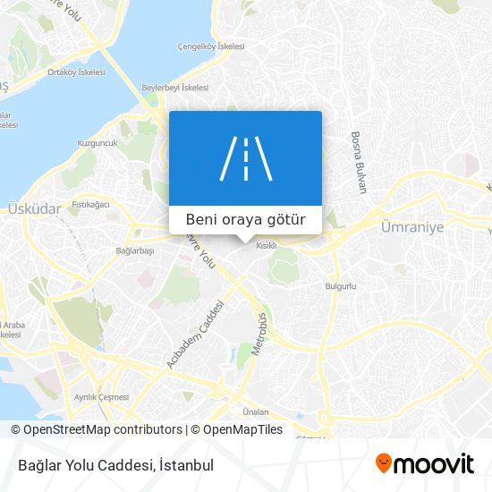 Bağlar Yolu Caddesi harita