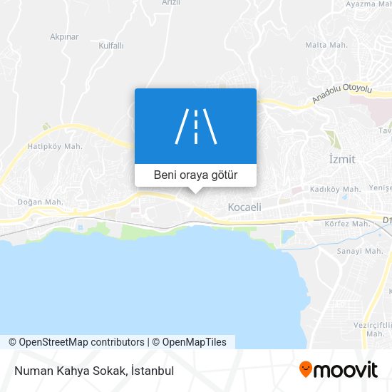 Numan Kahya Sokak harita