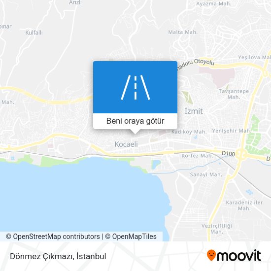 Dönmez Çıkmazı harita