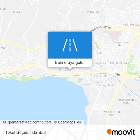 Tekel Geçidi harita
