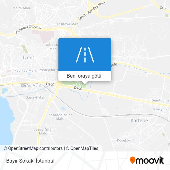 Bayır Sokak harita