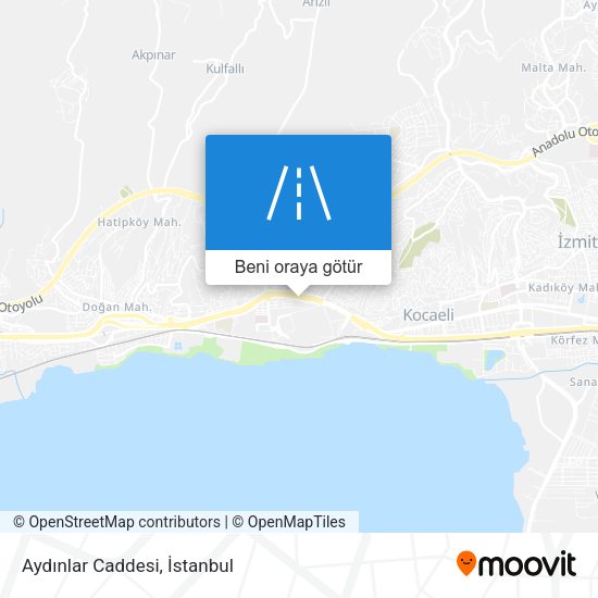 Aydınlar Caddesi harita