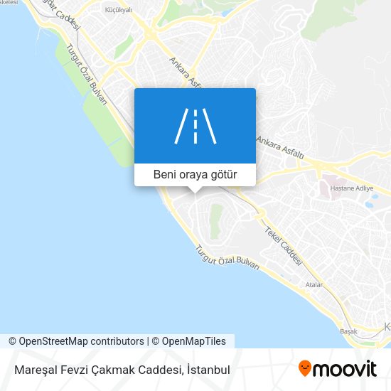 Mareşal Fevzi Çakmak Caddesi harita