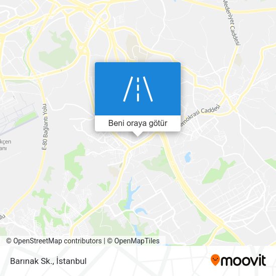 Barınak Sk. harita