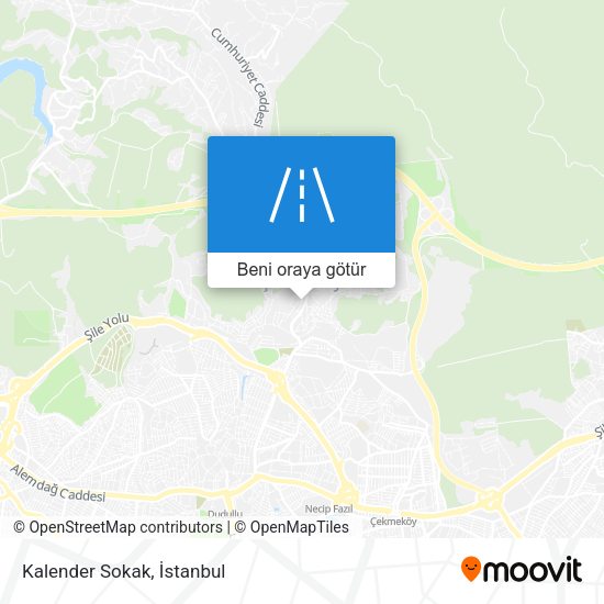 Kalender Sokak harita