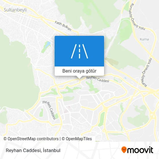 Reyhan Caddesi harita