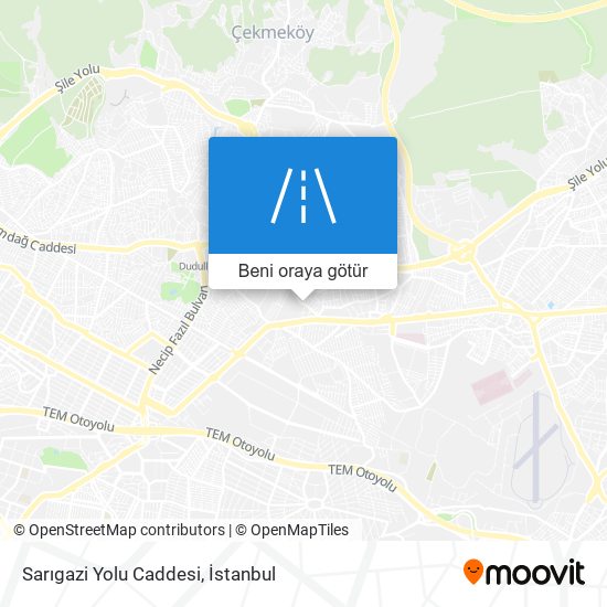 Sarıgazi Yolu Caddesi harita