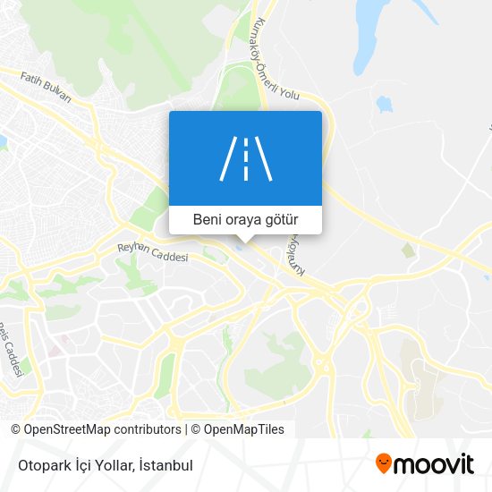 Otopark İçi Yollar harita