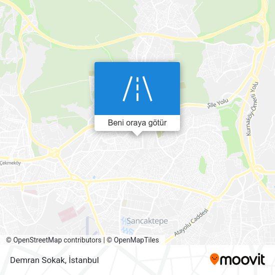 Demran Sokak harita