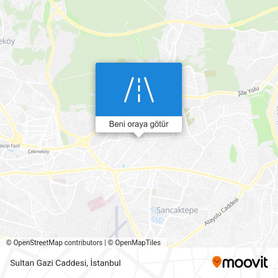 Sultan Gazi Caddesi harita