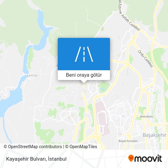 Kayaşehir Bulvarı harita