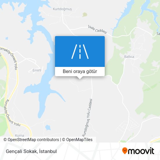 Gençali Sokak harita