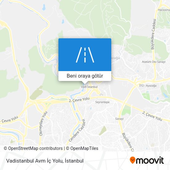 Vadistanbul Avm İç Yolu harita
