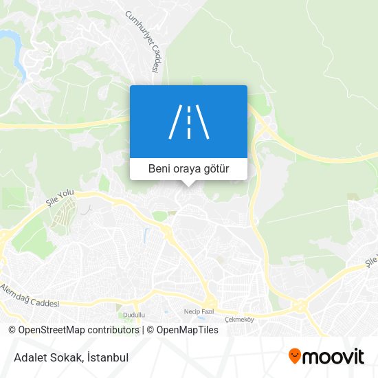 Adalet Sokak harita