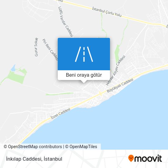 İnkılap Caddesi harita