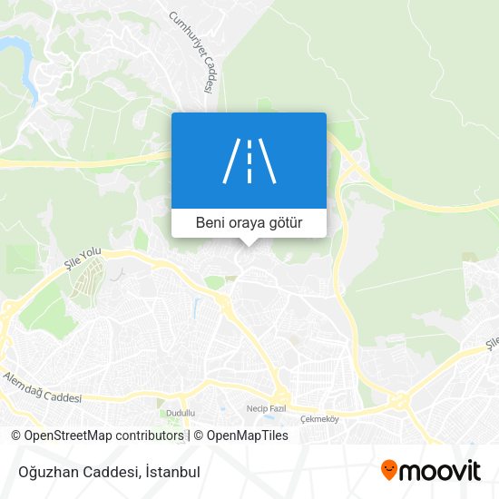 Oğuzhan Caddesi harita