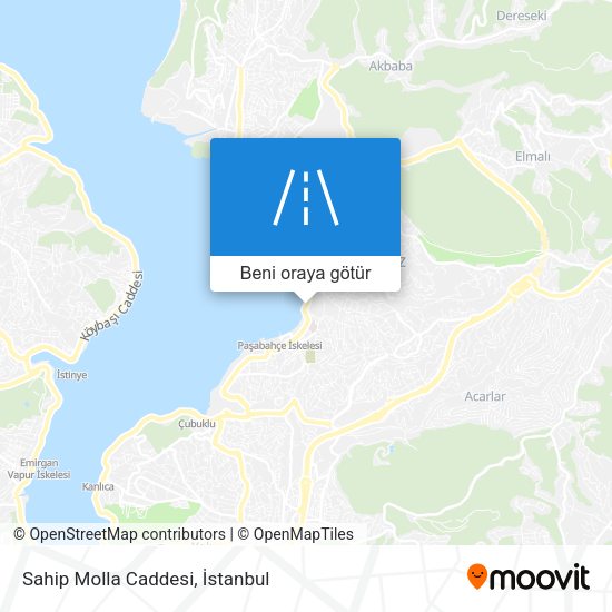 Sahip Molla Caddesi harita